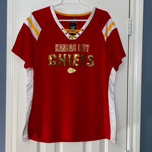 NWT NFL Kansas City Chiefs Jersey with Sequins
